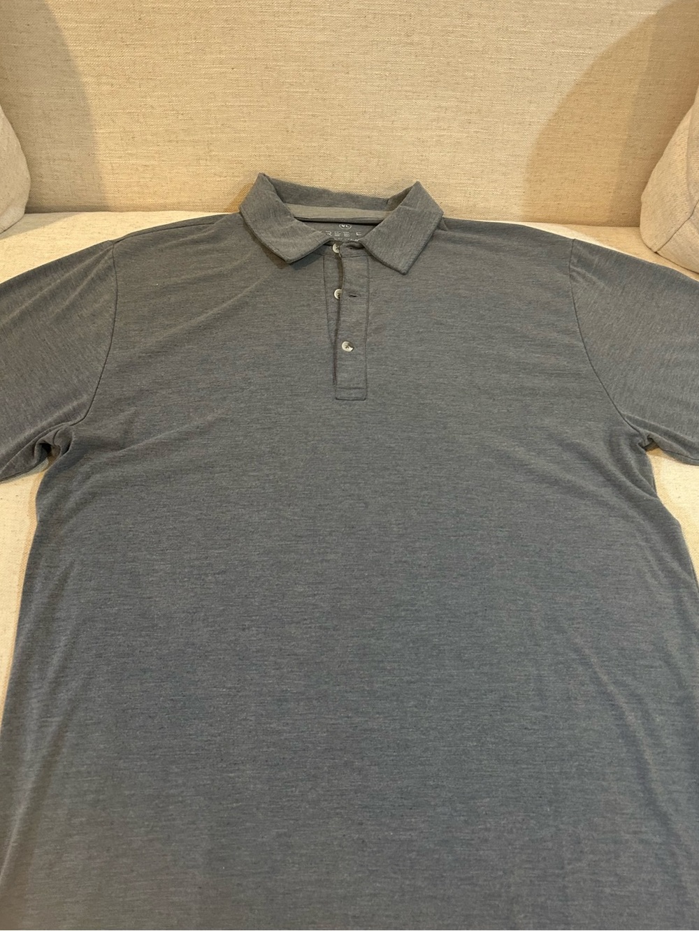 Free Fly Apparel Heathered Grey Polo